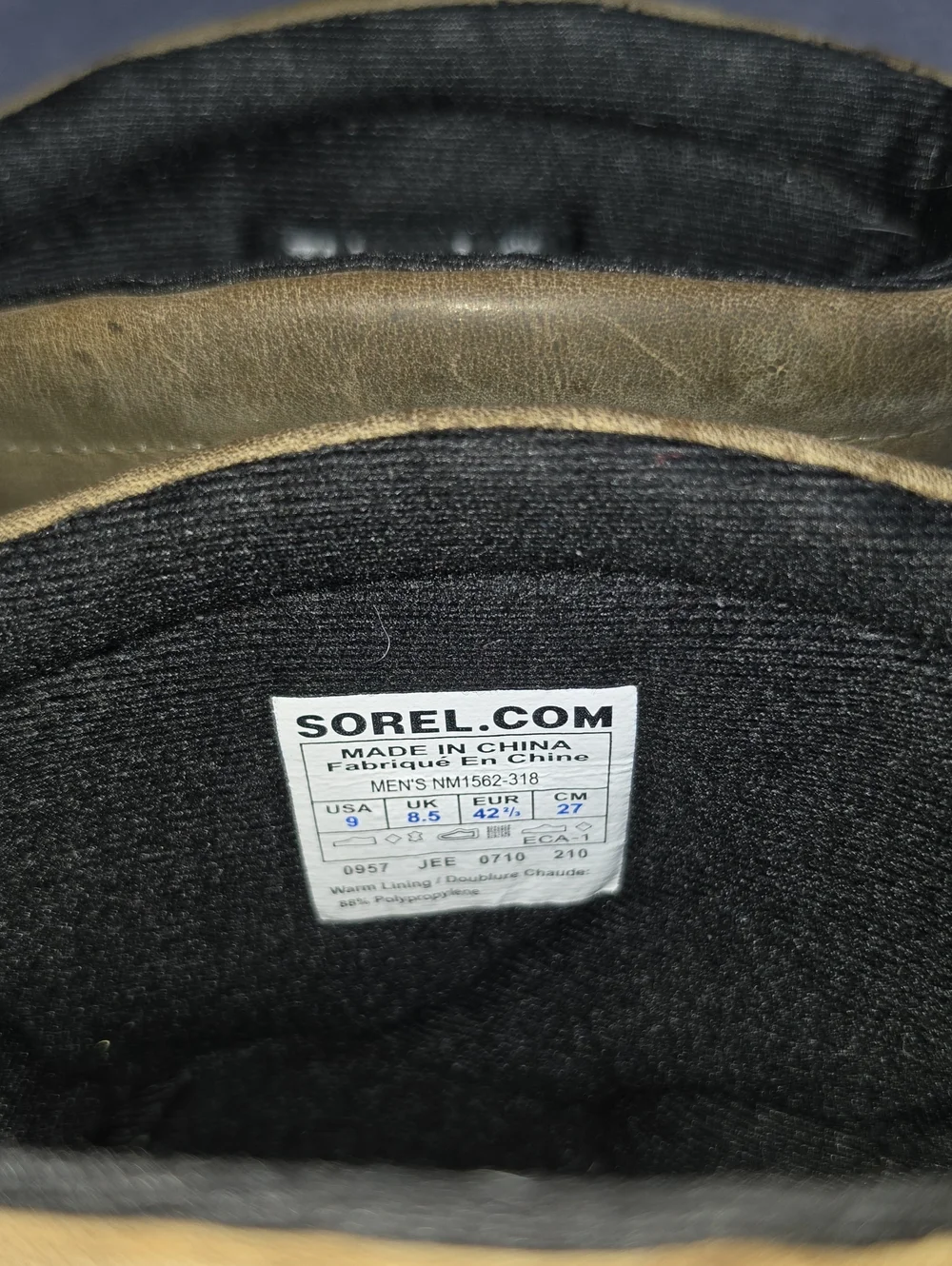 Sorel Cheyanne Premium Pull On Waterproof Duck Thinsulate Insulated Boots Men 9